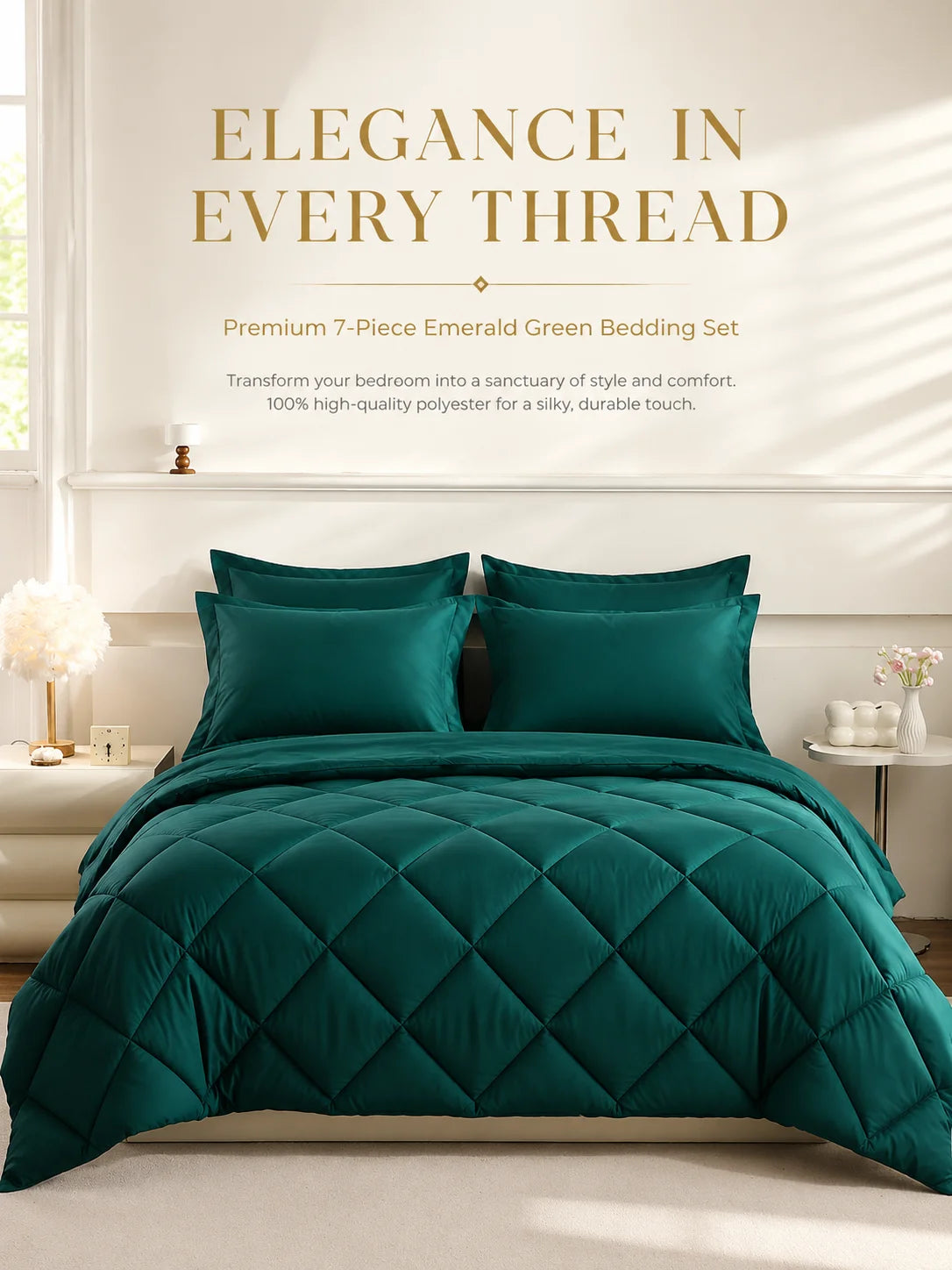 EasYum Multi Piece Bedding Set With Comforter