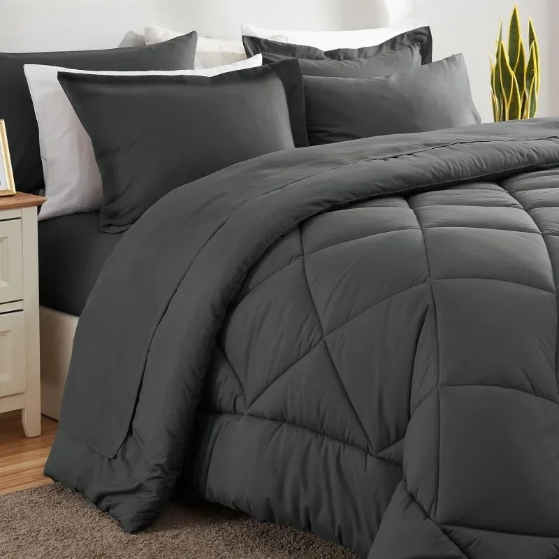 Luxury Bamboo Fiber 460 Gr Down Alternative Comforter Set