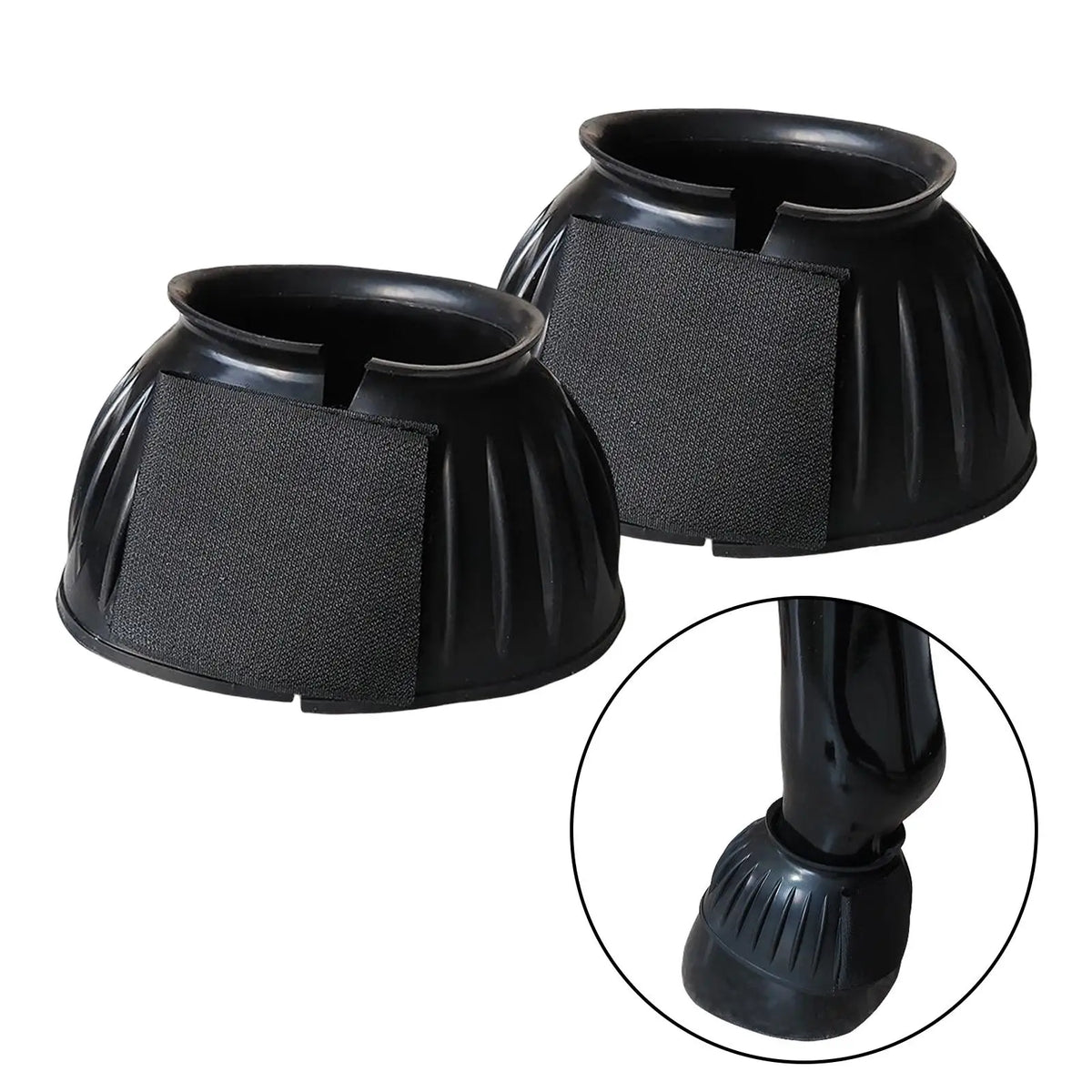 Horse Bell Boots Overreach Equine Hoof Protector Guard