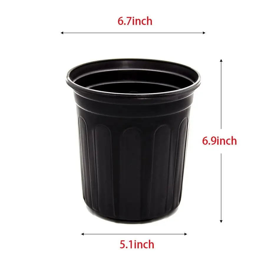 XMSJ Nursery Pots Plastic Plant Pots With Drainage Holes Succulents
