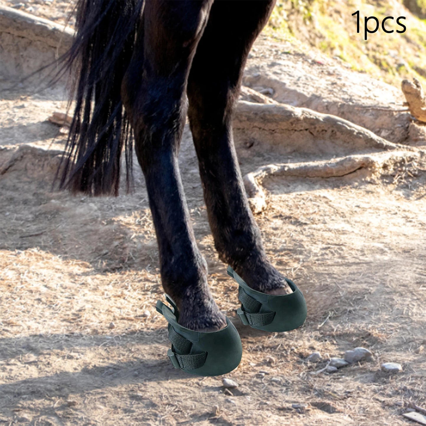 Sunnimix Horse Hoof Boots Equine Hoof Protector Injured Hooves