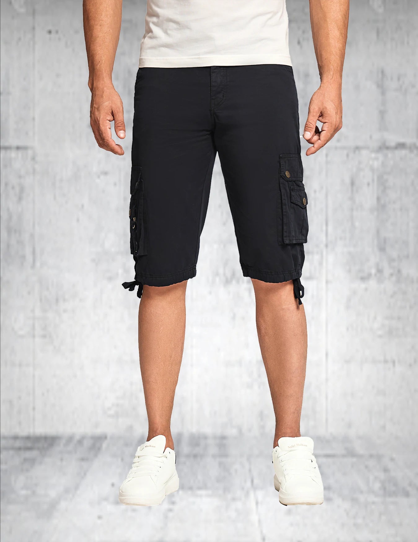 Men's Summer Workwear Shorts Regular Fit Cotton Casual