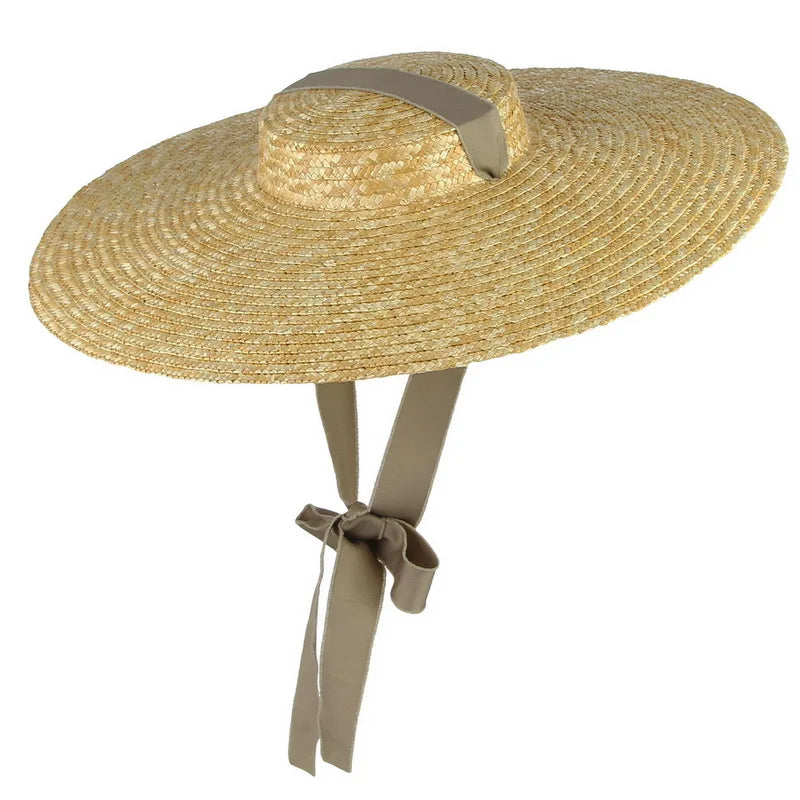 Gemvie Women Sun Hat Large Brim Straw Beach Vacation Hat