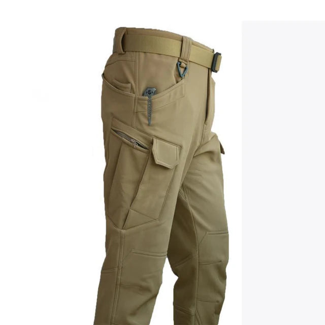 Mazerout Men Tactical Softshell Waterproof Fleece Jacket