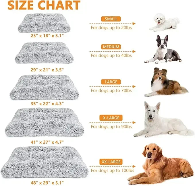 Detachable for Cleaning Small Dog Beds Ultra Soft Dog Beds Plush Dog Beds Cat Beds Suitable for Small Medium and Large Dog Beds