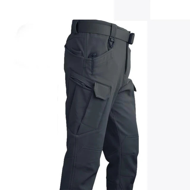 Mazerout Men Tactical Softshell Waterproof Fleece Jacket