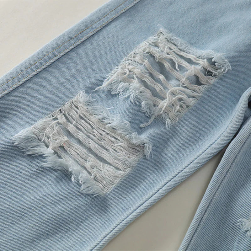 Baby Spring Jeans for Boys Elastic Waist Denim Pants