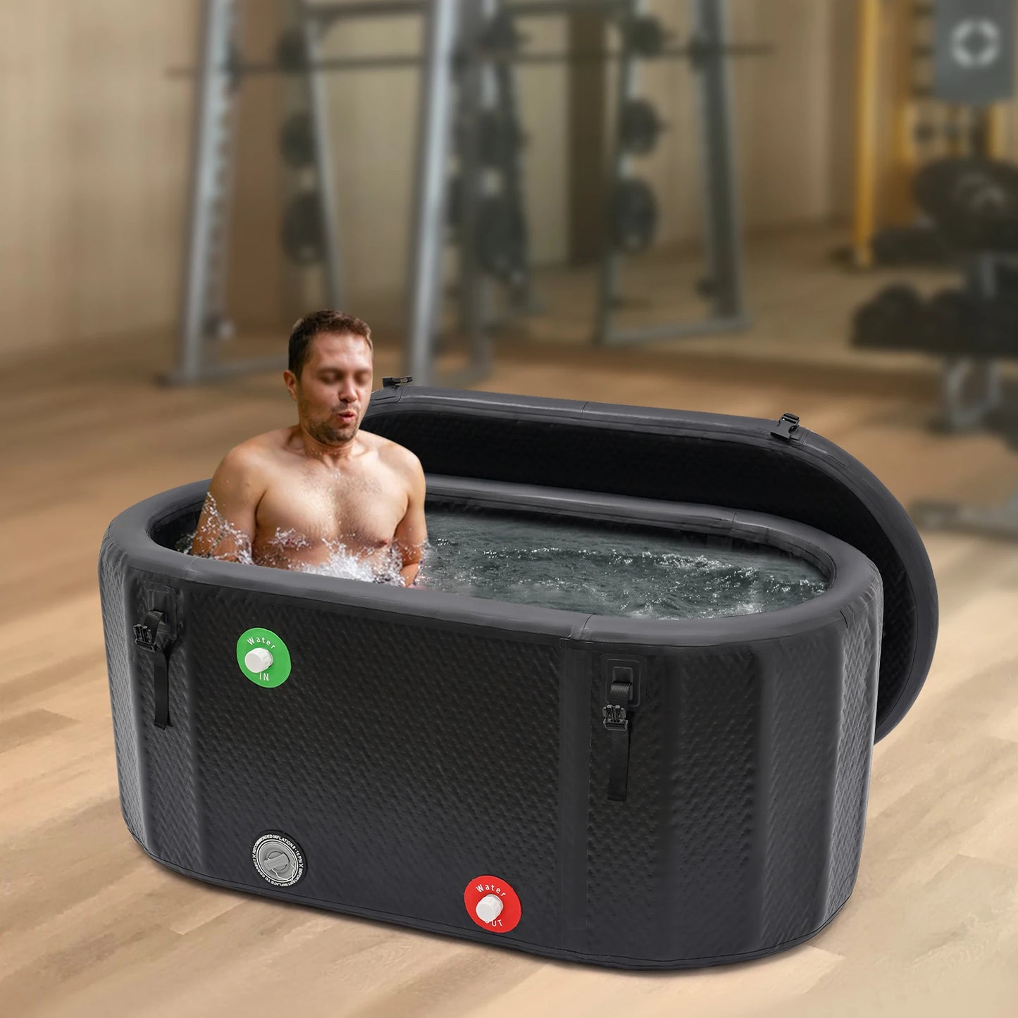 Inflatable Ice Bath Tub Portable Cold Plunge For Athletes
