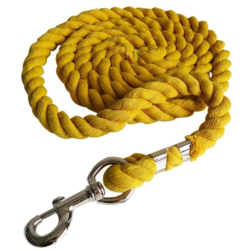 Horse Leading Rope Heavy Duty Cotton Equestrian Lead Rope