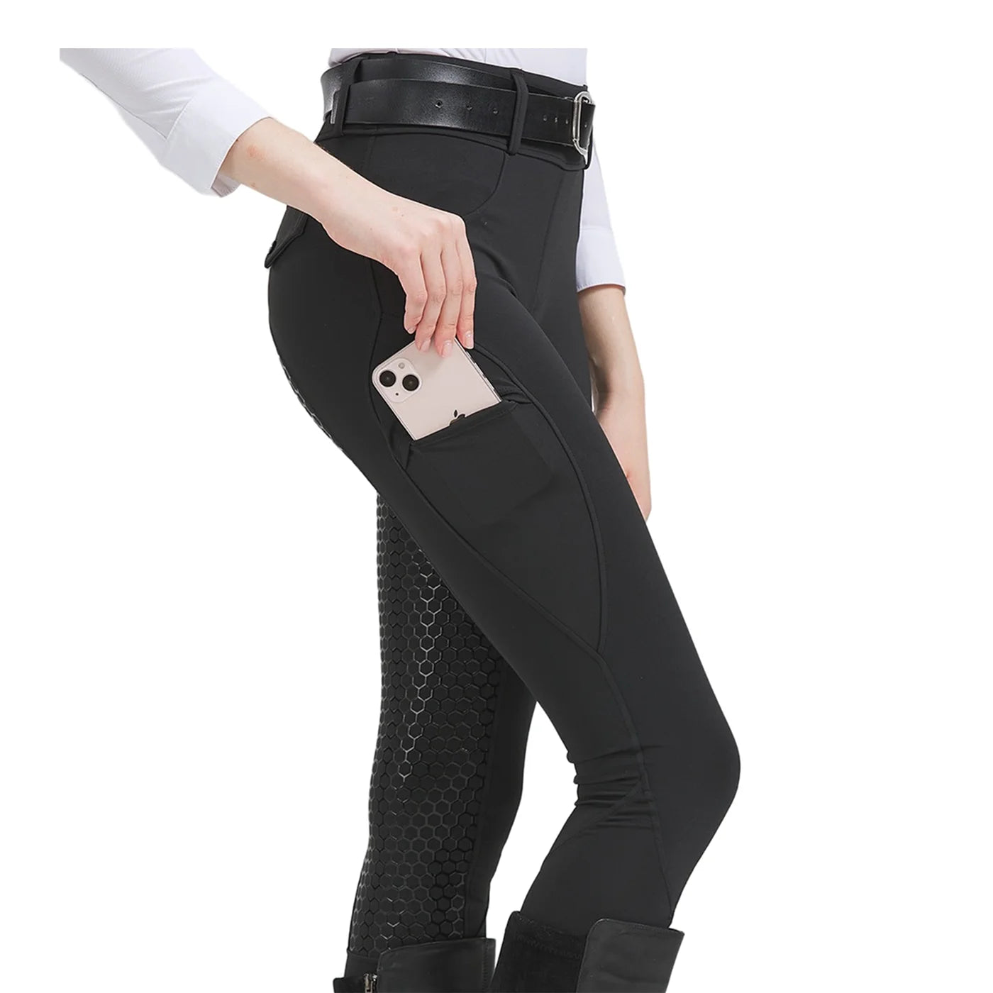 UURUUCN Four Seasons Breeches Riding Pants Silicone Anti Slip Wear Resistant