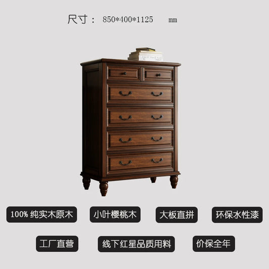Nordic Simple Living Room Cabinets Drawers Black Solid Wood Living Room Cabinets Storage Vintage Wohnzimmer Schrank Furniture