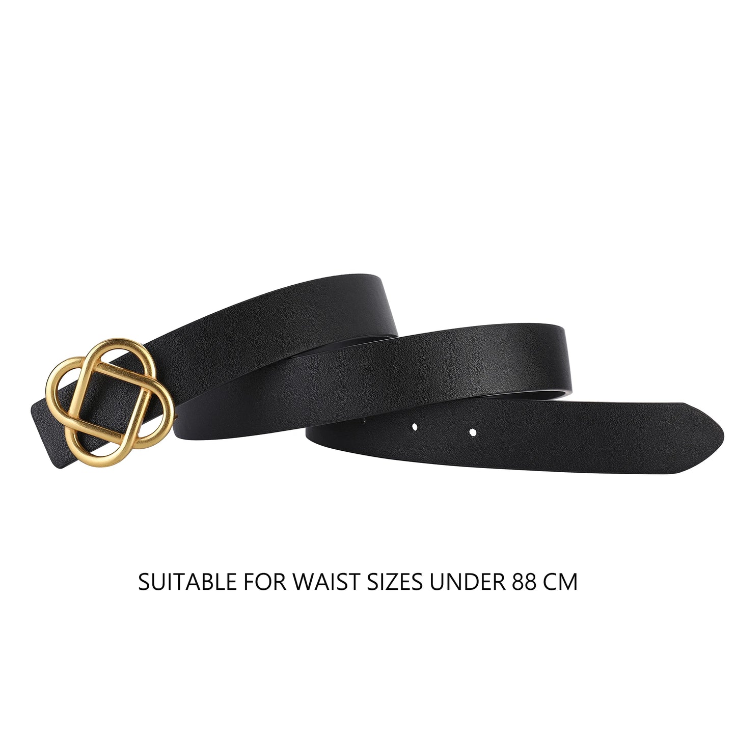 Suede Cowhide Belt For Women Vintage Style Retro Buckle