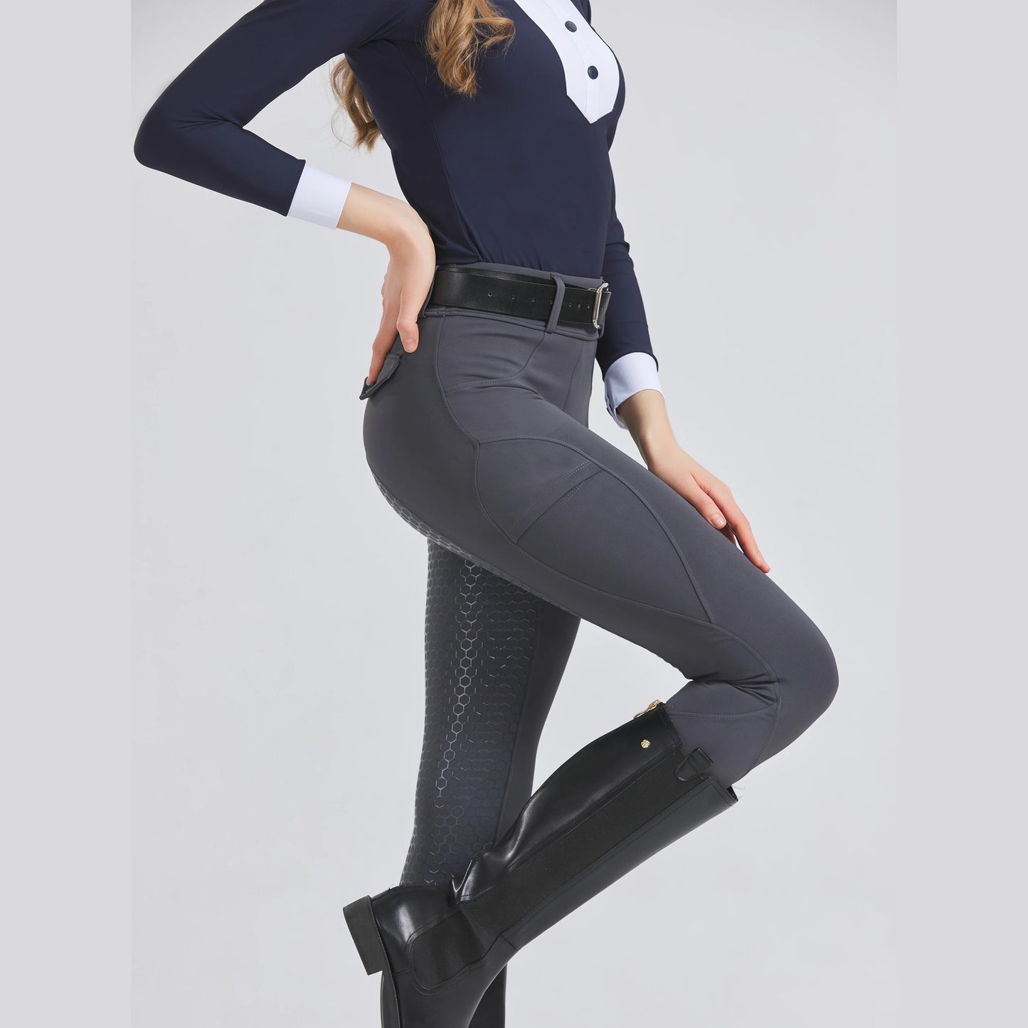 UURUUCN Four Seasons Breeches Riding Pants Silicone Anti Slip Wear Resistant