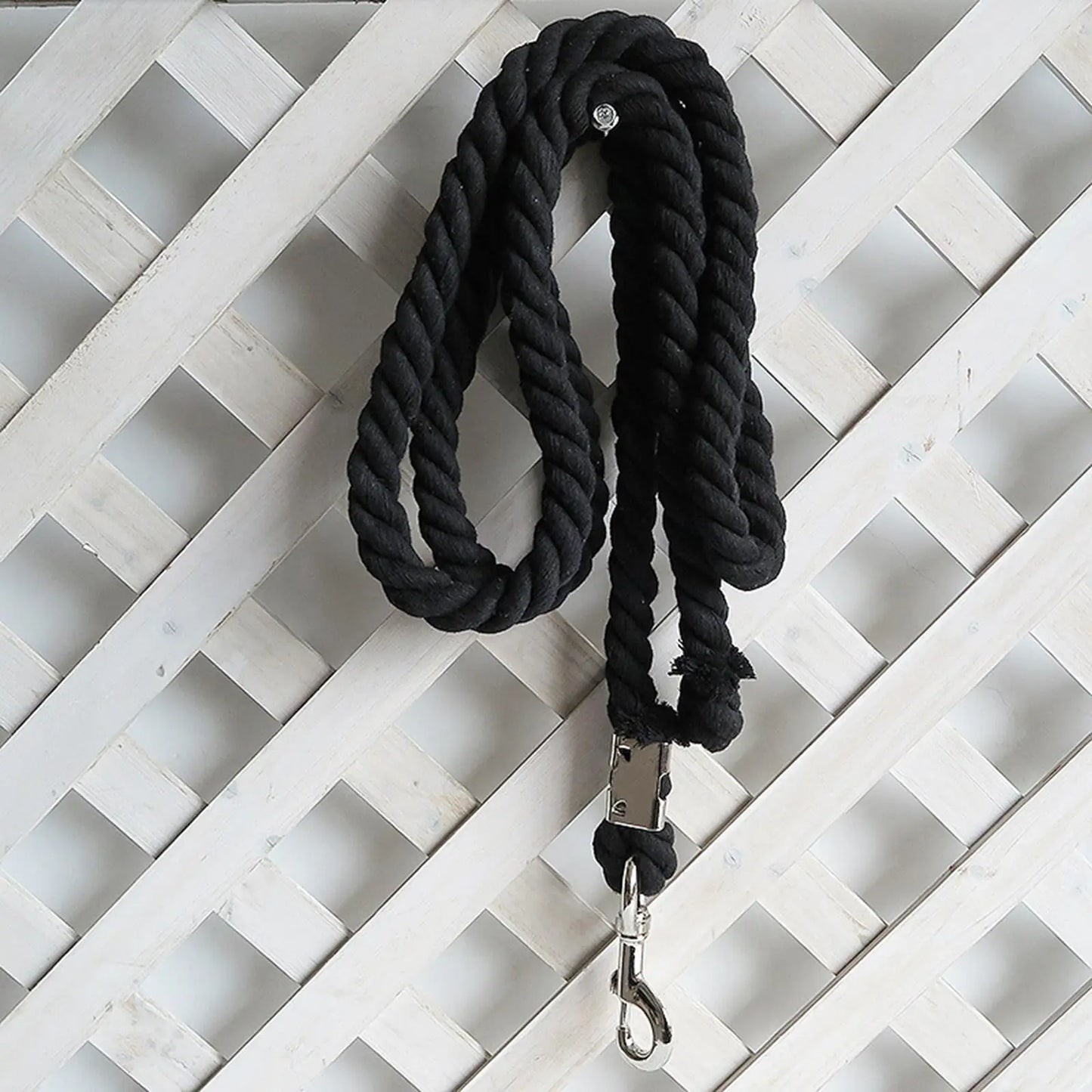 Cotton Weave Equestrian Rein Halter and Leading Rope for Horses