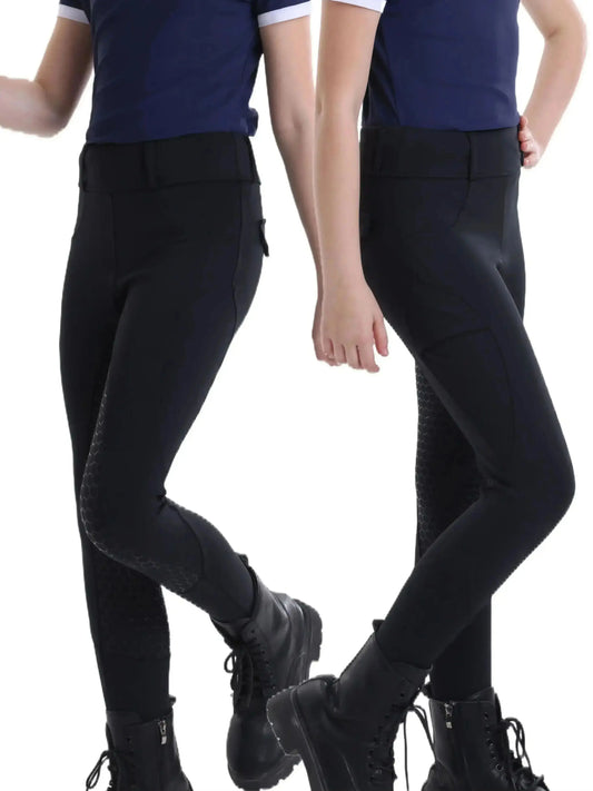 UURUUCN Summer Girls Equestrian Riding Pants Full Silicone