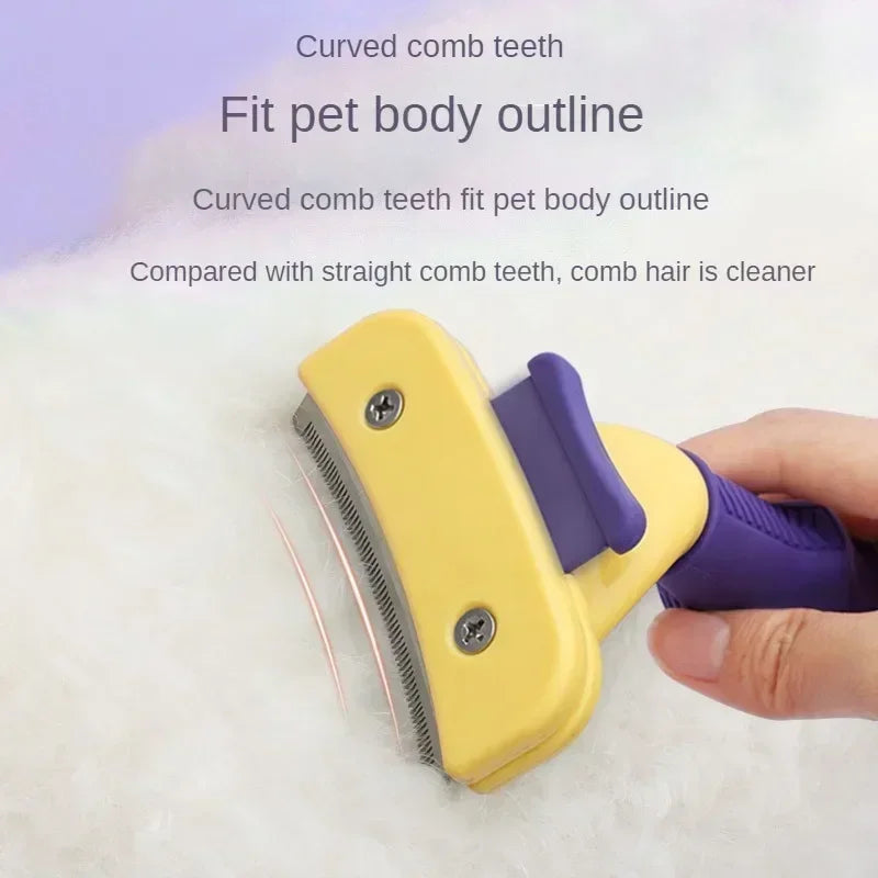 Pet Hair Remover Knotting Comb For Dogs And Cats Grooming Brush