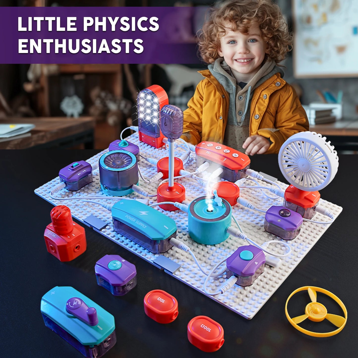 Vatos Science Circuit Kit For Kids Educational Diy Electronics Set