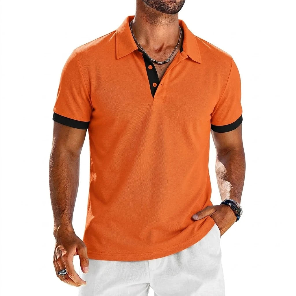 Animal Game Mens Summer Polo Shirt Short Sleeve Breathable