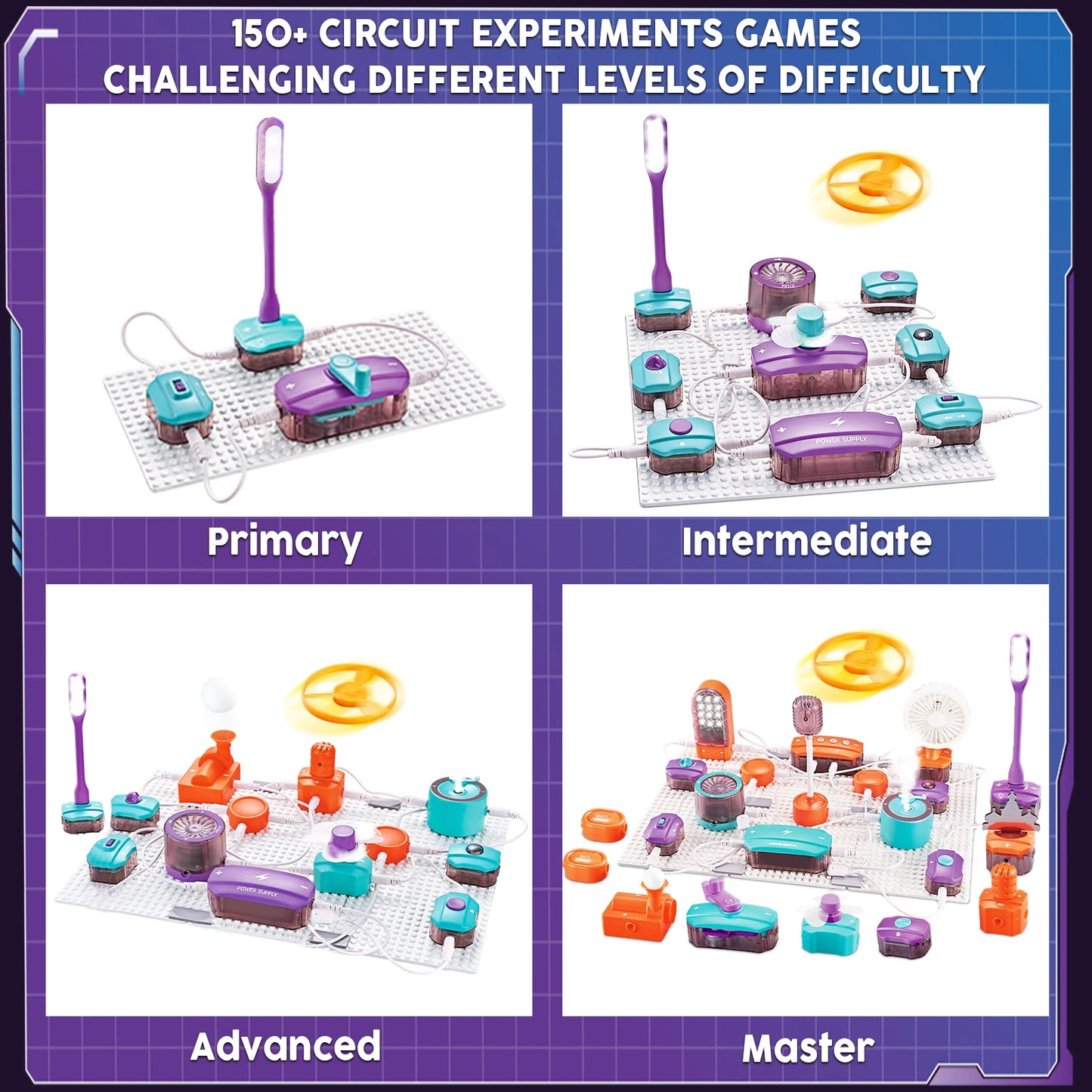 Vatos Science Circuit Kit For Kids Educational Diy Electronics Set