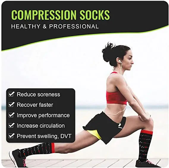 NONECN Compression Socks 20 to 30 mmHg for Running