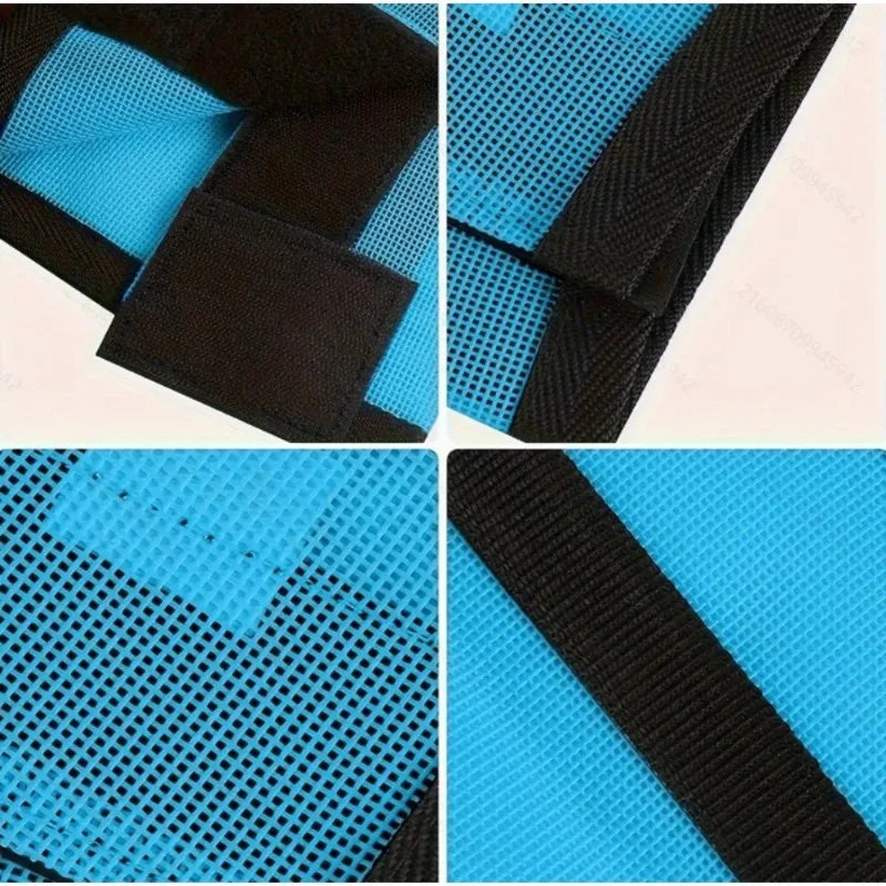 Breathable Mesh Horse Fly Boots Leg Wraps Non Slip Straps