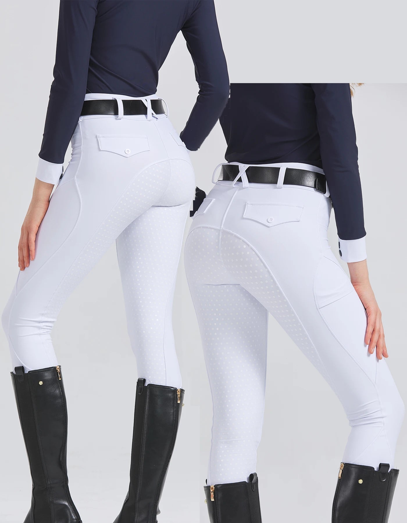 UURUUCN Women Equestrian Silicone Anti Slip Riding Pants