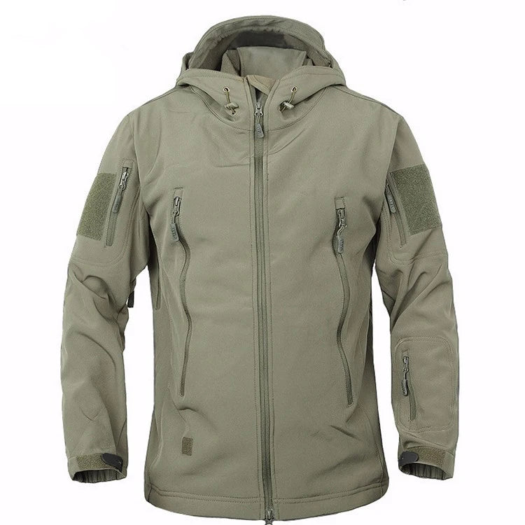 Unisex Outdoor Waterproof Softshell Jacket Polartec Windproof Rainproof