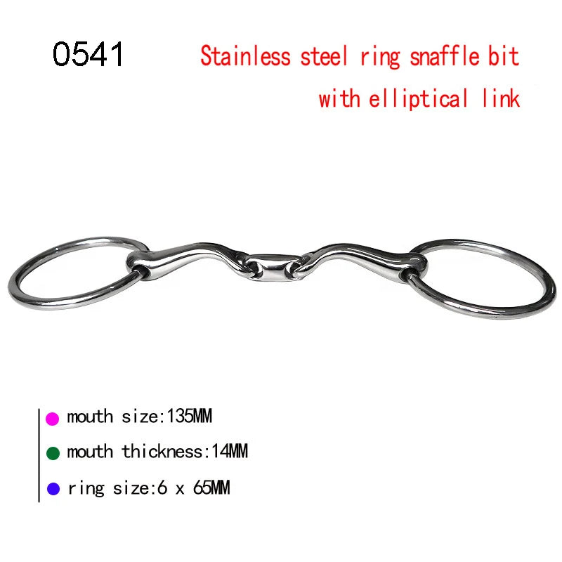 Stainless Steel Eggbutt Snaffle Bit For Horse Training
