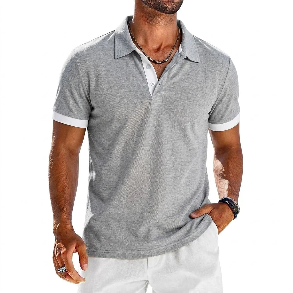 Animal Game Mens Summer Polo Shirt Short Sleeve Breathable