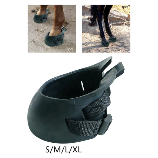 Sunnimix Horse Hoof Boots Equine Hoof Protector Injured Hooves