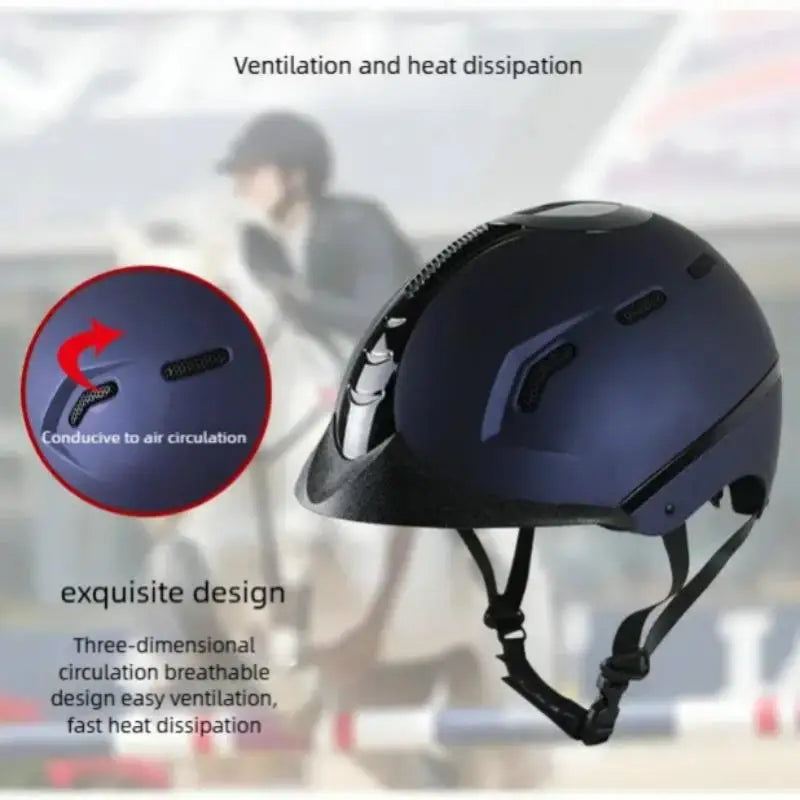 Baslong Equestrian Riding Helmet Adjustable Breathable Protective Gear