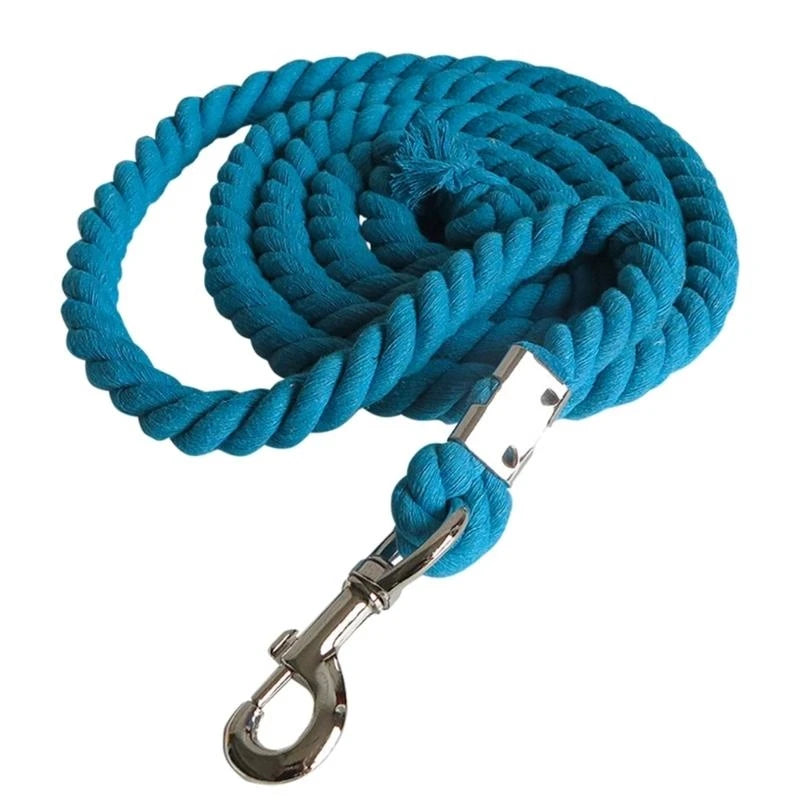 Horse Leading Rope Heavy Duty Cotton Equestrian Lead Rope
