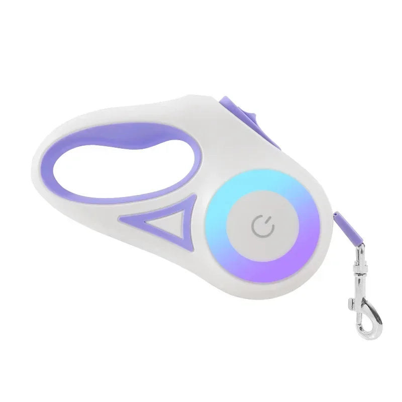 NONECN LED Luminous Retractable Dog Leash For Medium Dogs