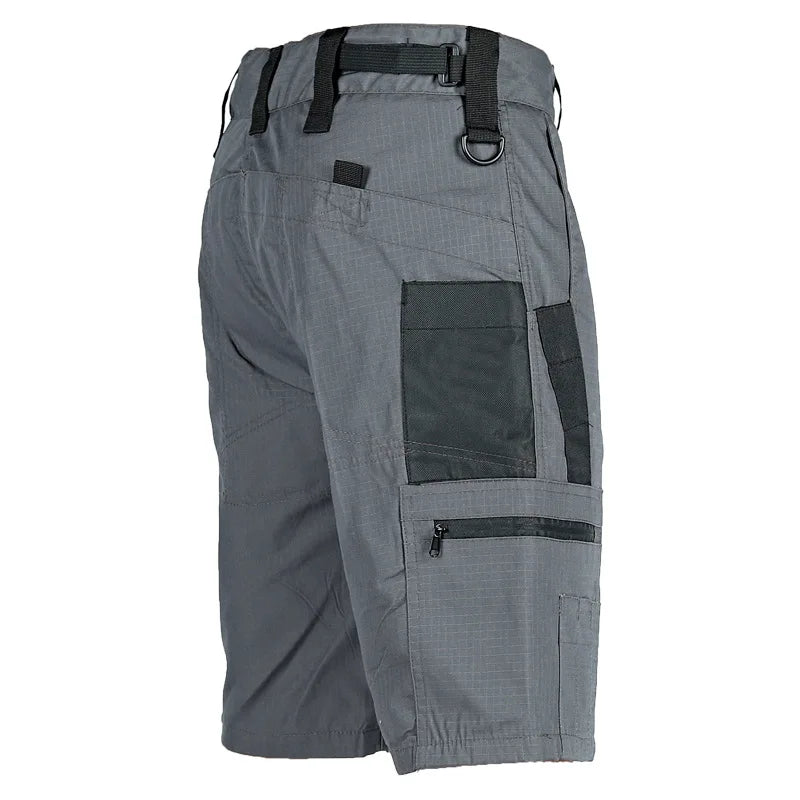 Summer Tactical Shorts For Men Quick Dry Cargo MultiPocket Waterproof