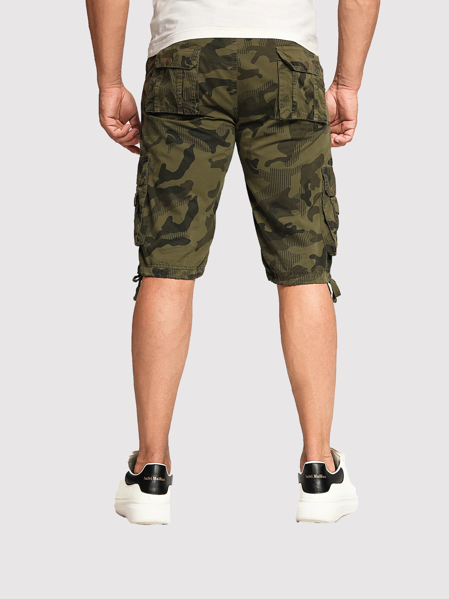 Men's Summer Workwear Shorts Regular Fit Cotton Casual
