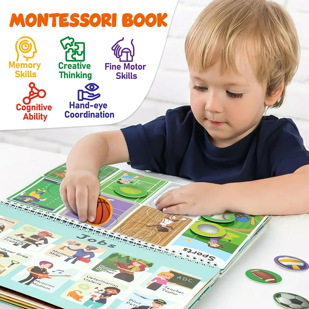Busy Book for Toddlers and Preschool Learning Activities Autism Toys