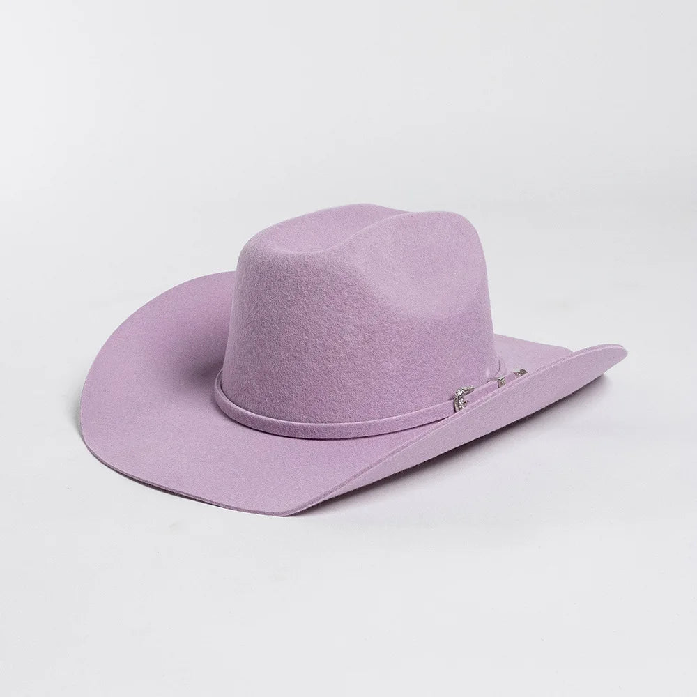 USPOP 100 Wool Felt Cowboy Hat Belt Buckle Wide Brim