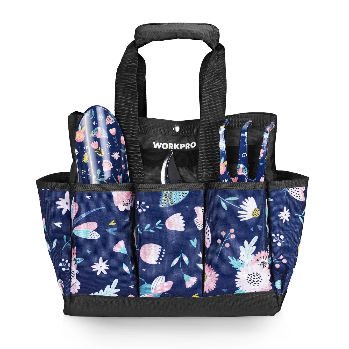 WORKPRO Garden Tool Bag with 9 Pockets Tote