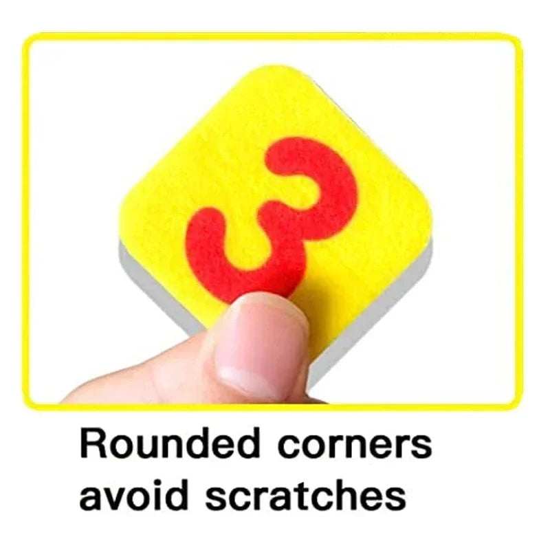 Kids Pencil Shape Felt Finger Numbers Math Toys For Learning
