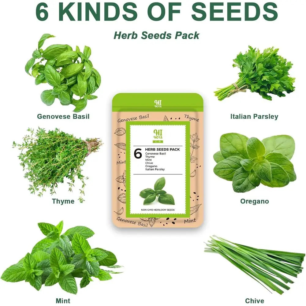 Gourmet Herb Seed Starter Kit 14 Pod Hydroponics Compatible