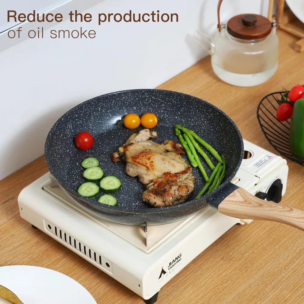 US Ceramic Nonstick Cookware Set Pots And Pans Kitchen