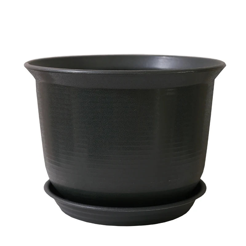 Eco-friendly Resin Nordic Style Plastic Flower Pots Large Size Succulent Plant Pots Indoor Outdoor Courtyard Simulation Ceramic