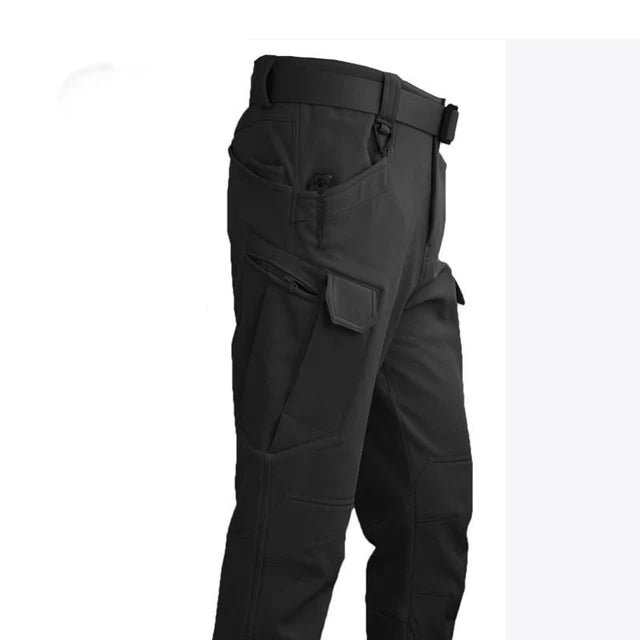 Mazerout Men Tactical Softshell Waterproof Fleece Jacket