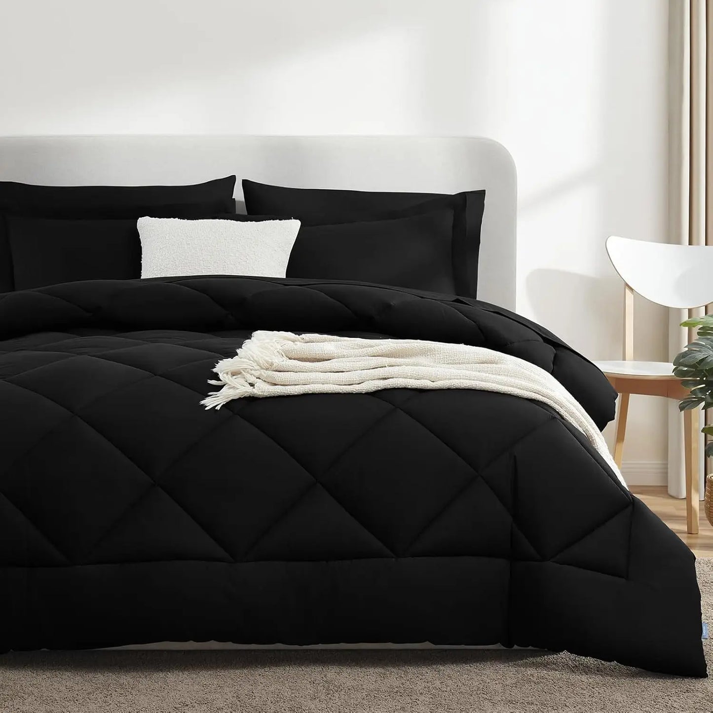 Luxury Bamboo Fiber 460 Gr Down Alternative Comforter Set