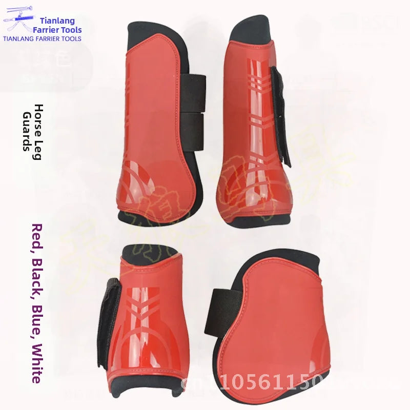 Neoprene Horse Leg Warmers And Leg Guards For Equestrian Care