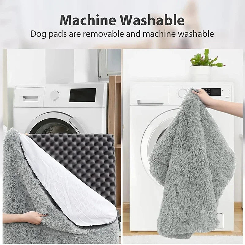Detachable for Cleaning Small Dog Beds Ultra Soft Dog Beds Plush Dog Beds Cat Beds Suitable for Small Medium and Large Dog Beds